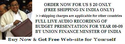 CLICK HERE to order BUDGET SPEECH